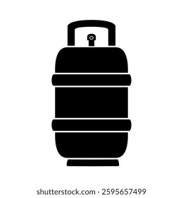 lpg gas cylinder icon, simple flat style, vector illustration symbol sign logo template pictogram, for ui or ux isolated on white for mobile app, editable