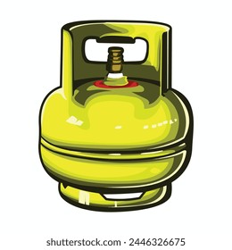 LPG-Gasflasche Vektorgrafik Illustrator Design
