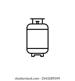 LPG icon symbol collection on white background.