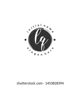 LQ Initial beauty monogram logo vector