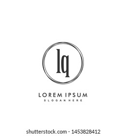 LQ Initial beauty monogram logo vector