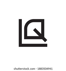 lq initial letter vector logo