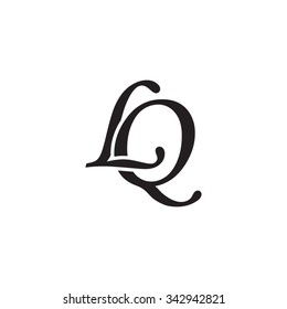 LQ initial monogram logo