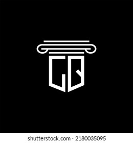 LQ letter logo creative design with vector graphic