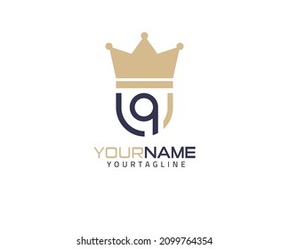 Logotipo LQ logotipo real totalmente personalizado
