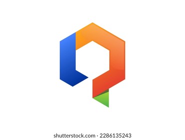 LQ LP Initial Logo Abstract Monogram design