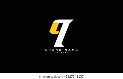 LQ, QL, Abstract initial monogram letter alphabet logo design