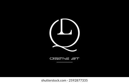 LQ, QL, L, Q abstract letters logo monogram
