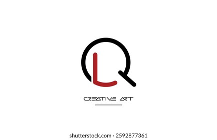 LQ, QL, L, Q abstract letters logo monogram