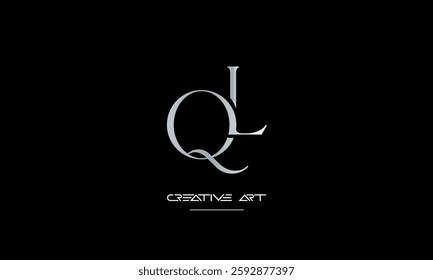 LQ, QL, L, Q abstract letters logo monogram