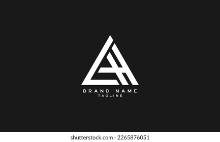 LQH, AQH, QH, HQ, Abstract initial monogram letter alphabet logo design