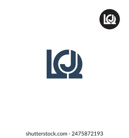 LQJ Logo Letter Monogram Design