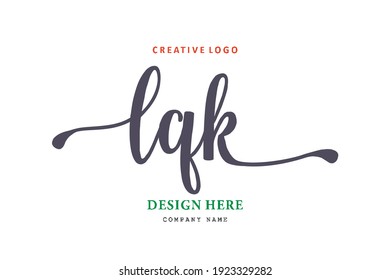 LQK lettering logo is simple, easy to understand and authoritative