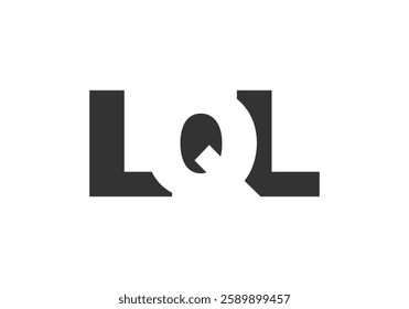 LQL logo design. Initial letter L Q L bold font style for tech startups, consulting, corporate branding. Creative company name, headlines typography identity, trendy logotype. Vector illustration.