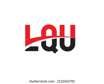 LQU Letter Initial Logo Design Vector Illustration