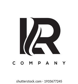 LR creative letter logo design