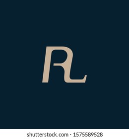 LR letter designs for logo and icons