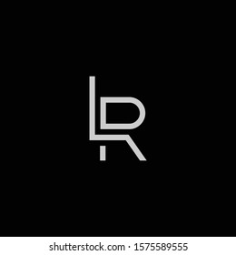 LR letter designs for logo and icons