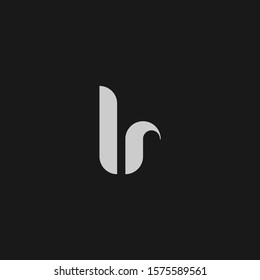 LR letter designs for logo and icons