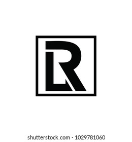 lr letter logo