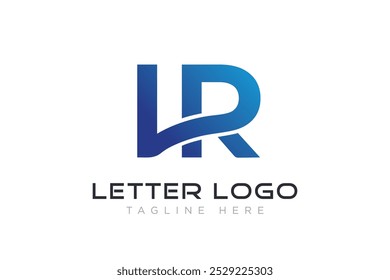 LR letter lr  logo icon