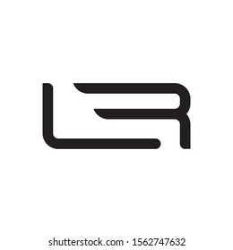 LR letter logo template vector icon design