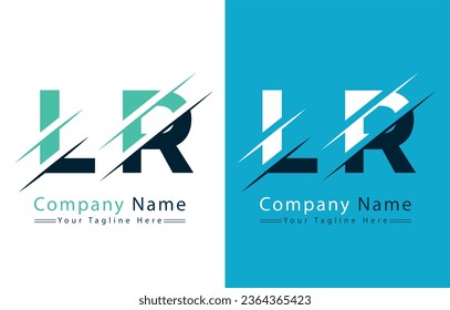 LR Letter Logo Vector Design Template Elements