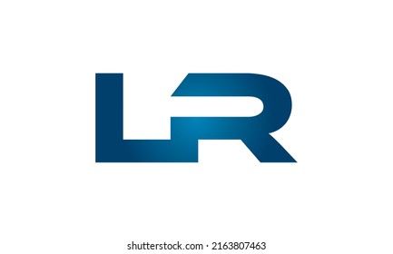 Icono de logotipo de letras vinculadas a LR