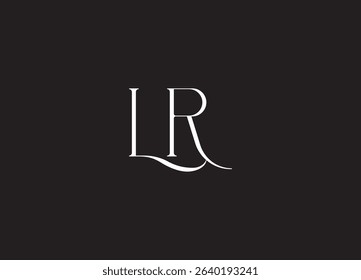 LR Logo Design Creative and Modern Logo Design