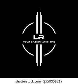 LR diseño de logotipo, LR logotipo simple y moderno. LR diseño de alfabeto lujoso