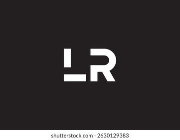 LR Logo Design und Monogramm Logo
