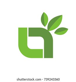 LR logo initial letter design template vector