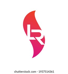  LR logo Premium monogram letter LR initials logotype