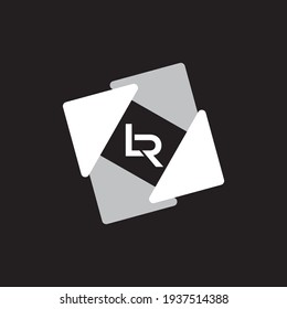  LR logo Premium monogram letter LR initials logotype