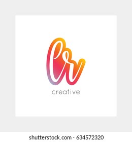 LR logo, vector. Useful as branding, app icon, alphabet combination, clip-art.