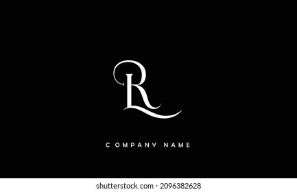 LR, RL Alphabets Letters Logo Monogram