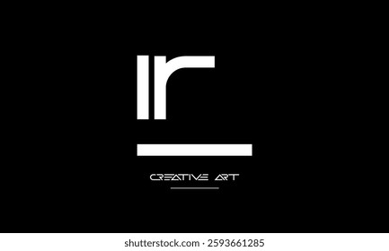 LR, RL, L, R abstract letters logo monogram