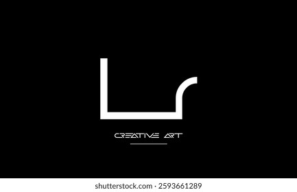 LR, RL, L, R abstract letters logo monogram