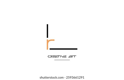 LR, RL, L, R abstract letters logo monogram