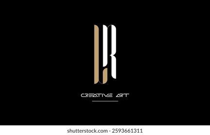 LR, RL, L, R abstract letters logo monogram