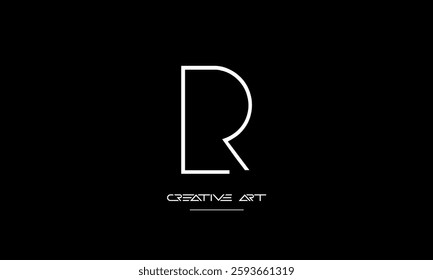 LR, RL, L, R abstract letters logo monogram
