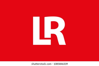 LR RL Letter Initial Logo Design Template