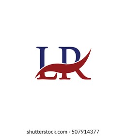 LR Swoosh Logo Vector