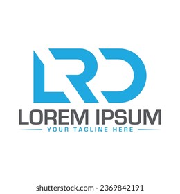 LRD letter logo design creative logo design