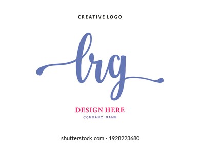 LRG lettering logo is simple, easy to understand and authoritative