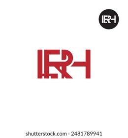 LRH Logo Letter Monogram Design