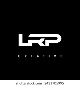Plantilla de diseño de logotipo inicial de la letra LRP