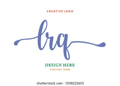 LRQ lettering logo is simple, easy to understand and authoritative