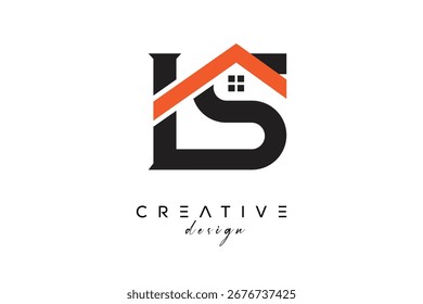 LS Creative Real Estate Architecture Monogram and Home Logo