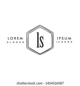 LS Initial beauty monogram logo vector